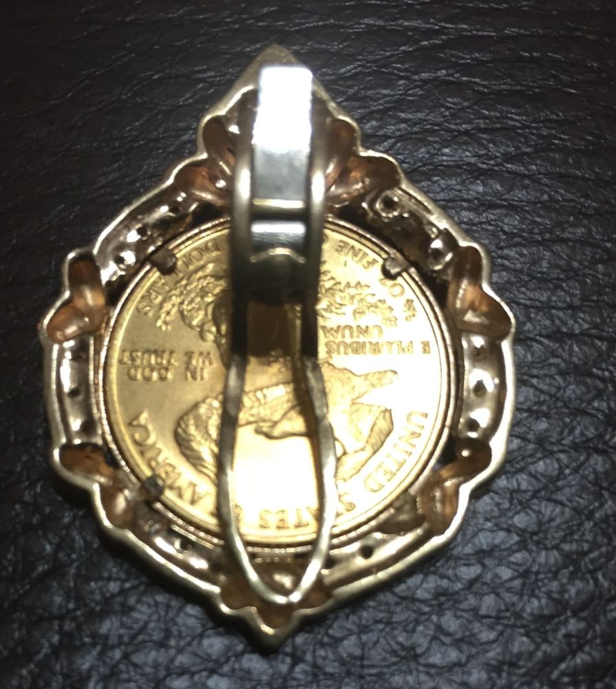 Advice-On-Gold-Coin-In-A-Diamond,-Ruby-&-Gold-Brooch